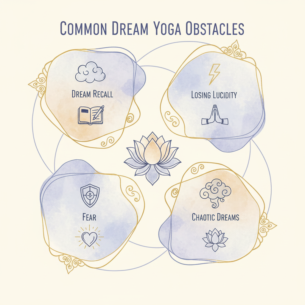 A simple infographic showing common obstacles and their solutions