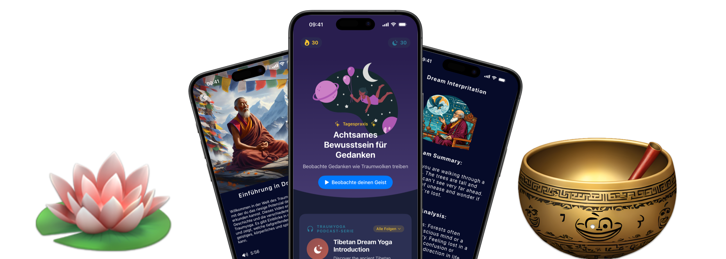 Mindful Slumber: Traum Yoga App für iPhone und Mac